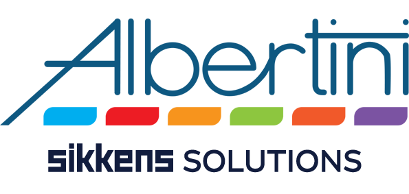 Logo de l'enseigne "Albertini - Sikkens solutions"