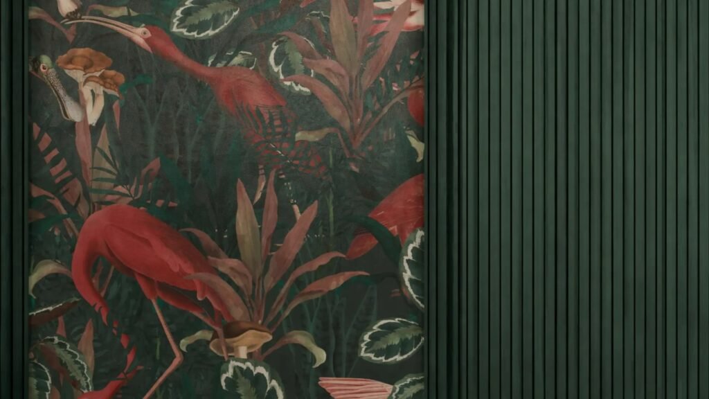 papier peint faune et flore